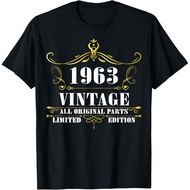 Men's cotton T-shirt Vintage 1963 Limited Edition - 62th Birthday T-Shirt Fast Shipping 4XL , 5XL , 