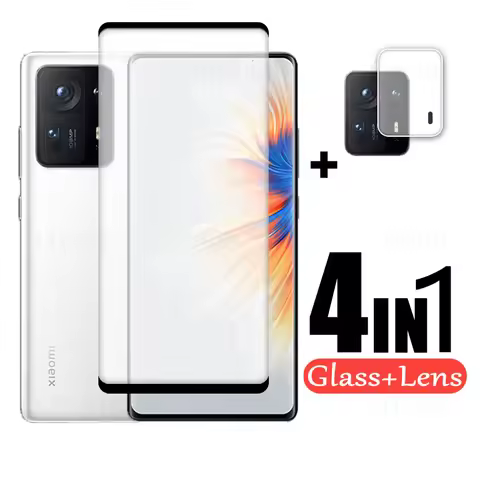 3D Full Curved Glue Glass For Xiaomi Mix 4 Glass Screen Protective Glass For Xiaomi Mix 4 Camera Len