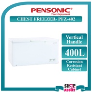 Pensonic 400L Chest Freezer PFZ-402 Peti Sejuk Beku Low Energy Consumption Peti Sejuk Jimat Tenaga