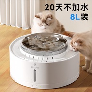 Pet Large Size Water Bottle Stainless Steel Pet Water Bottle Automatic Cat Drinking Fountain Electri