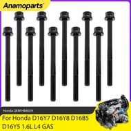 Engine Parts Cylinder Head Bolt Set Fit 1.6 L For Honda Civic Del Sol CX DX LX EX HX D16Y7 D16Y8 D16