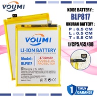 VOUMI BLP817 Baterai Battery Double IC Power High Capacity For Hp Oppo A15 & A15S & A16E & A16K