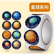Planet Series Children's Reward Stickers Baking Sealing