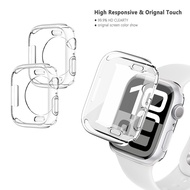Soft TPU Clear Casing Shell Protective Case Cover for Apple Watch Series 11 10 46mm 42mm / Ultra 3 2