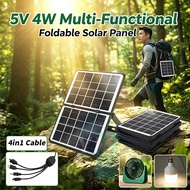 Portable 6V Rechargeable Solar Panel Power Storage Generator System USB Charger With Lamp Lighting H