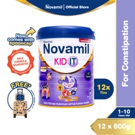 Novamil KID IT Growing Up Milk for Constipation Relief (800g x 12)