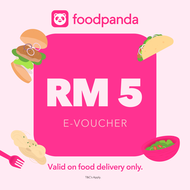 foodpanda (Food Delivery) : RM 5 e-Voucher (Valid 31 May 2024)