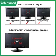 Monitor Stand Desktop Foldable Shelf PC LCD TV Flat Vertical Mount Wall Hanger Computer Support for 