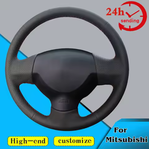 Custom Steering Wheel Braid Cover Non-slip 100% Fit For Mitsubishi Lancer EX 10 Lancer X Outlander A