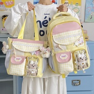 New Stylish Ita Bag DIY Display Backpack Transparent Shoulder Bag Simple Lightweight Student School 