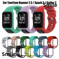 SMILE Watch Band Classic Bracelet Sports Strap for TomTom Runner 2 3 Spark 3 Adventurer GPS
