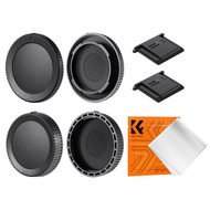 K&F Concept Nikon Z-mount Body Cap*2 + Lens Rear Cap*2 + Hot Shoe Cap*2 + Cleaning Cloth*1 Compatibl