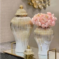 Ginger Jar Flower Vase Display Jar