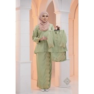 BAJU RAYA 2025 BAJU KEBAYA MINI KURUNG MODEN CANTIK DEWASA BUDAK KIDS SAGE GREEN PEACH ROYAL BLUE BL