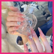 Thai Shop False Nails [DD273]Fashion French Style Flash Drill