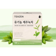 [TEAZEN] Korea Organic Jeju Green Tea 1.2g x 40T/100T_ Green Tea Tea Bags