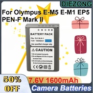BLN-1 High-Quality Li-Ion Digital Battery 7.6V 1600mAh for Olympus E-M5 E-M1 EP5 PEN-F Mark Il Camer