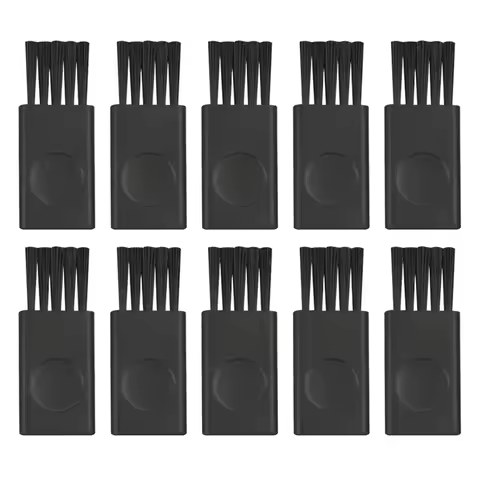 10Pc 4.3cm Black Small Brush Razor Cleaning Brush Keyboard Dust Nylon Plastic Brush Computer Keyboar