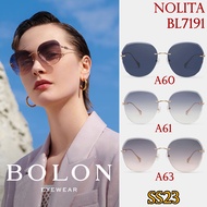 SS23 BOLON แว่นกันแดด รุ่น Nolita BL7191 A60  A61 A63 เลนส์ Nylon แว่นของญาญ่า แว่นของเจเจ โบลอน กันแดด แว่นตา