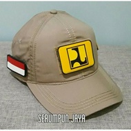 TOPI PUPR - TOPI PUPR 3PATCH TAN VELCRO