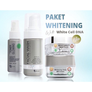 Ms Glow Paket Isi 4 - Skincare - Whitening - Luminous - Ultimate - Acne - White Cell Dna - Agen Nasa