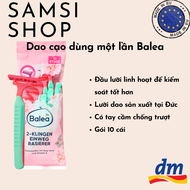 Bộ sản phẩm triệt lông Balea (miếng wax kem tẩy lông dao cạo)✨🌟