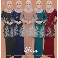 💞ALORA KURUNG SULAM MODEN💞 Kurung Ironless BAJU KURUNG RAYASize S-3XL
