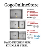 ITTO Handmade NANO KITCHEN SINK / STAINLESS STEEL KITCHEN SINK / SINKI DAPUR.