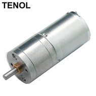 [TENOL] 6V/12V/240RPM-1360RPM DC Reducer Electric Motor Reduction Low  Motor for Robot