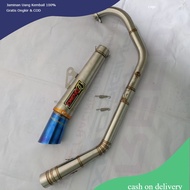 Exhaust Daeng sai4 100% Original Raider 150 carb/fi Lc 135v1/v2 Y15 Y15ZR Rs 150