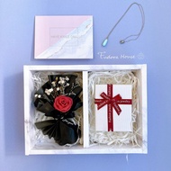 【畢業季・畢業花禮特輯】 仿真手作水晶項鍊、花束禮盒