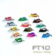 FT10 steam imitation, 3.5cm long, weighs 6.5g, made of rubber material that floats in water and has 