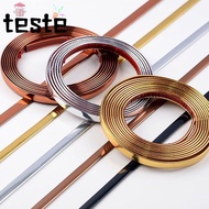 Decoration Line, Self-adhesive PVC Edge Banding Strip, Ceiling Decor Line Waterproof Gold Tape Backg