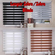 Langsir Zebra / Zebra Blinds / Window Curtains / Bidai Kain / Bidai Tingkap [READY STOCK]