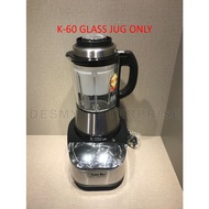 RABBIT MART POWERFUL BLENDER MACHINE K-60 TEMPERED GLASS JUG_RABBIT MART K-60搅拌机钢化玻璃杯