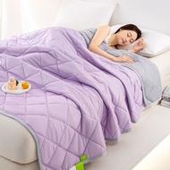 Summer Thin Comforter Soft Air-Conditioned Four Season Comforter Machine Washable Single Double Blan