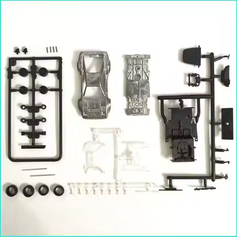 1:64 Ferrari Prancing Horse 288 Gto Widebody Alloy Car Model Assembly Handmade