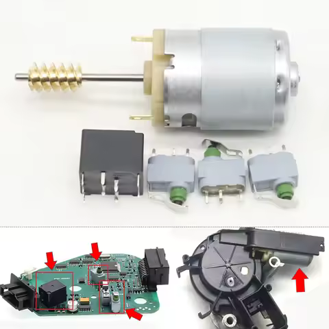 J518 ESL/ELV Car Steering Wheel Column Lock Motor Actuator Control Switch Relay Repair Kit 4F0905852