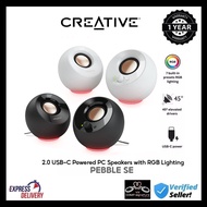 CREATIVE PEBBLE SE PC SPEAKERS - BLACK / WHITE