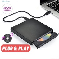HUBERT CD DVD Drive Portable Desktop Optical Drive USB Interface Disk Reader For Tablets PC CD-ROM RW Player