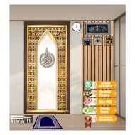 Home musholla mihrab wallpaper - Prayer Room mihrab wallpaper - mihrab Sticker - Home musholla mihra