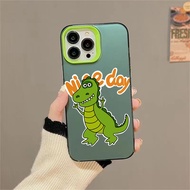 Anti-dirt, Fingerprint Matte Blue Dinosaur Phone Case for Iphone 13 14 12 11 Pro MAX 11 XS MAX 7 8P 