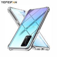 Huawei Nova 7 SE Casing Huawei Nova 5T Case Silicone Cover for Huawei Y7P Y6 Y7 Pro Y9 Prime 2019 Nova 4E 4 6 SE Shockproof Case Transparent Protective Phone Cover