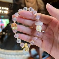 Bantang Candy Heart Bracelet Nine-Tailed Fox Bracelet Gold Foil Glass Gift Jewelry