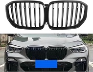 Grille for BMW X5 G05 2019-2022, 1pcs Gloss Black Front Kidney Grill Grille M-Performance