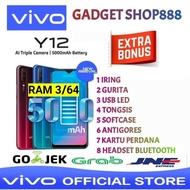 VIVO Y12 RAM 3/64 GARANSI RESMI VIVO INDONESIA - Aqua Blue