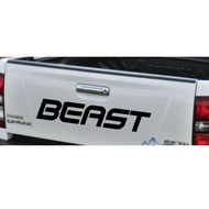 1x ISUZU BEAST D-MAX TAILGATE TRUCK CAR VINYL STICKERS / DECALS GRAPHICS ISU4