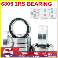 【hot sale】 6805 2RS Bearing 25*37*7 mm ABEC-1 Metric Thin Section 6805 Ball Bearings 6805
