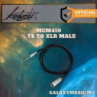Kadenza MC-M4-10 1/4 to XLR Male Microphone Cable - 10Ft ( MC M4 10 MCM410 )