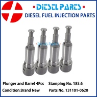 4Pcs Plunger and Barrel Assembly 185-6 185.6 131101-1720 9443610097 for Hino FD DS50 DS70 / Mitsubis